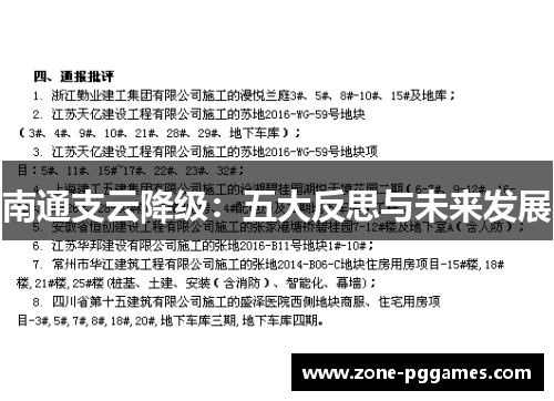 南通支云降级：五大反思与未来发展