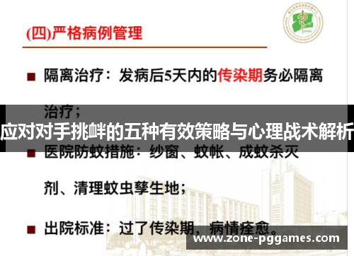 应对对手挑衅的五种有效策略与心理战术解析