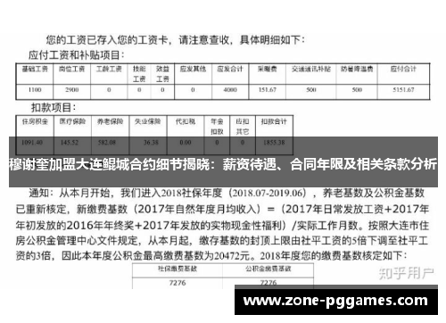 穆谢奎加盟大连鲲城合约细节揭晓：薪资待遇、合同年限及相关条款分析